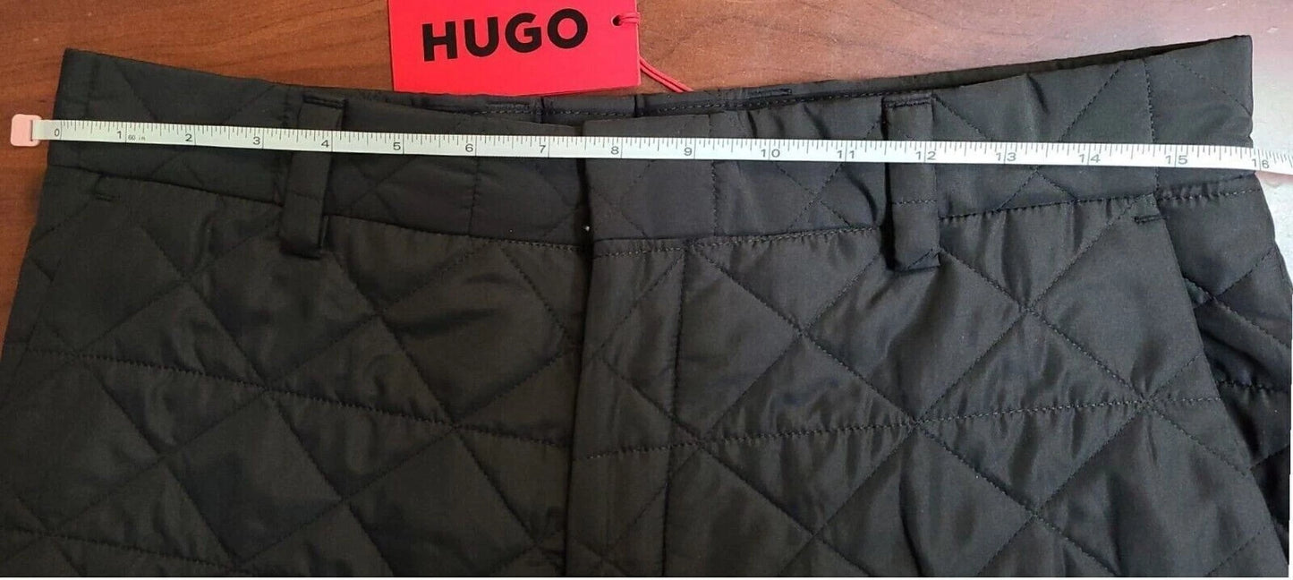 HUGO BOSS Regular Fit Pants Trousers Water Repellent Quilted Fabric - Size 32R