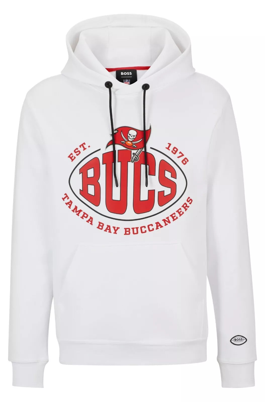 BOSS X NFL Sport Tampa Bay Buccaneers Hoodie Sweatshirt Regular Fit - Size M