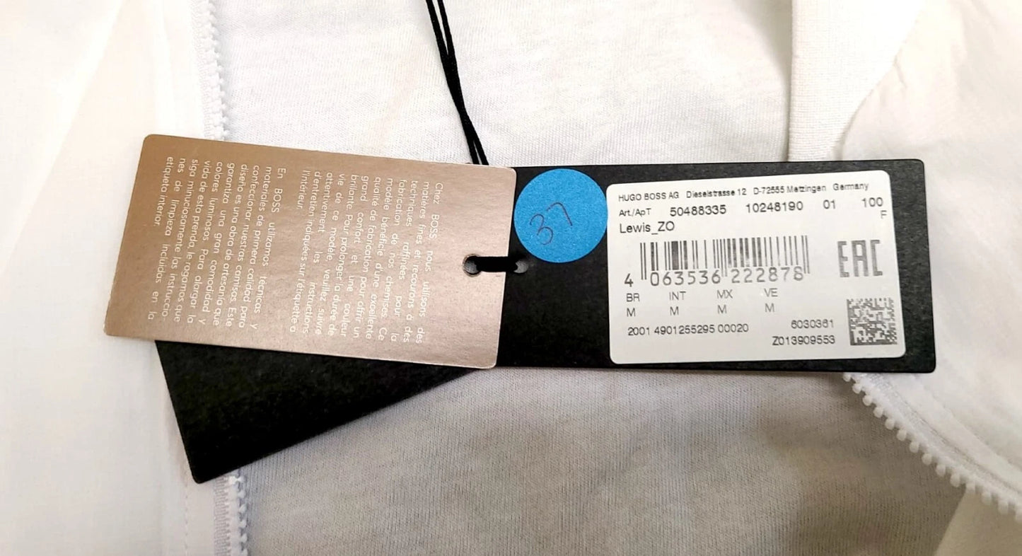 BOSS Bomber Style Zip-Up Jacket with Side Pockets in Color Blocked - Size M