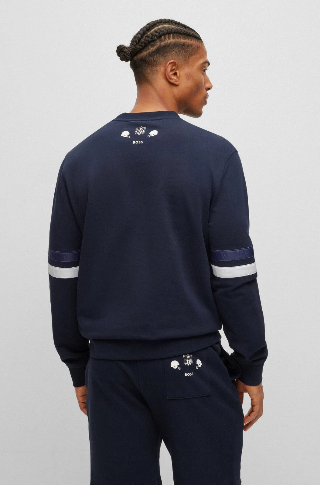 BOSS X NFL Football Dallas Cowboys Crewneck Cotton Sweatshirt Regular - Size M