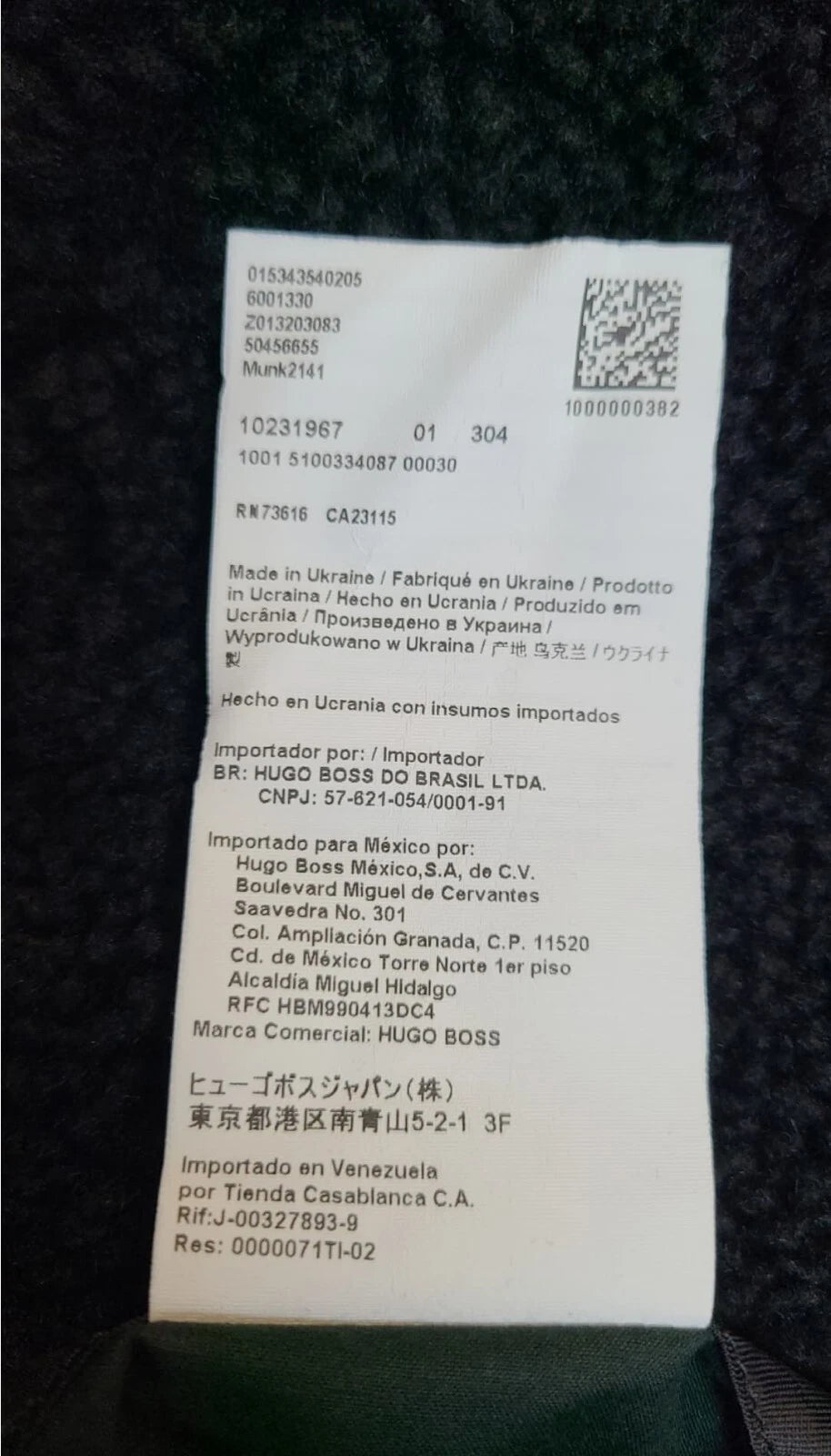 $545 HUGO BOSS Munk Transition Hooded Parka Jacket Relaxed Water Repellent - 36R