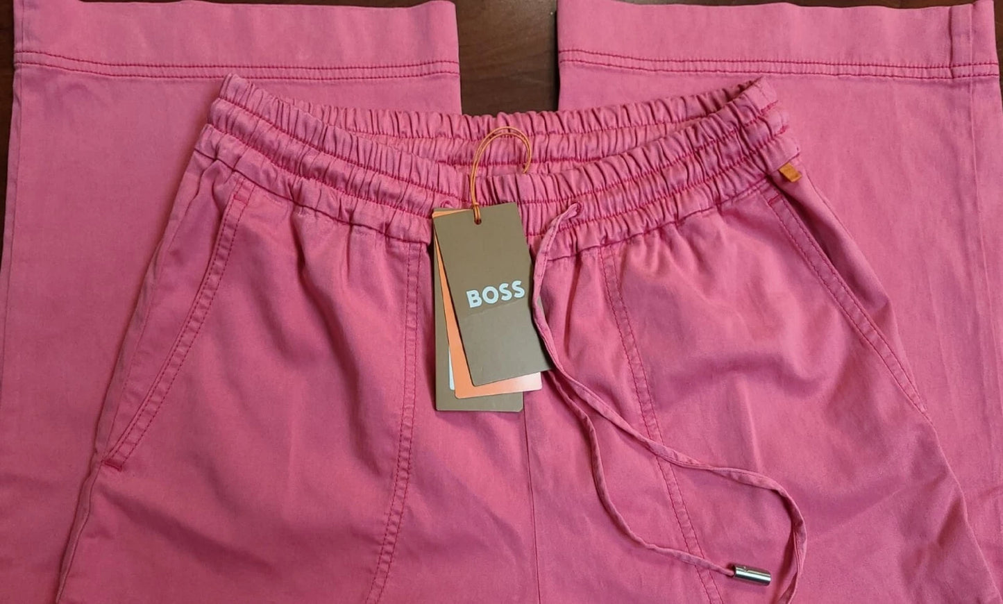 BOSS Relaxed-Fit Stretch Jogger Pants Drawstring Trousers - Size 4 /26 - NWT