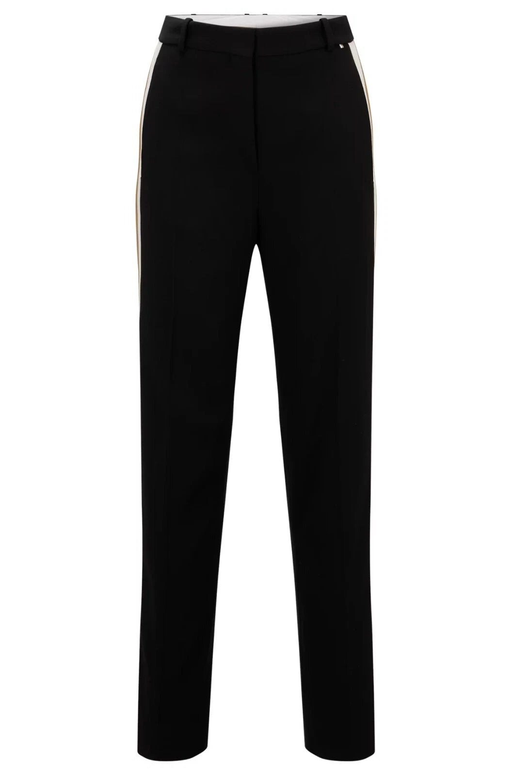 $348 - HUGO BOSS Stretch Twill Pants Regular Fit Signature Stripe - Size 4 / 26
