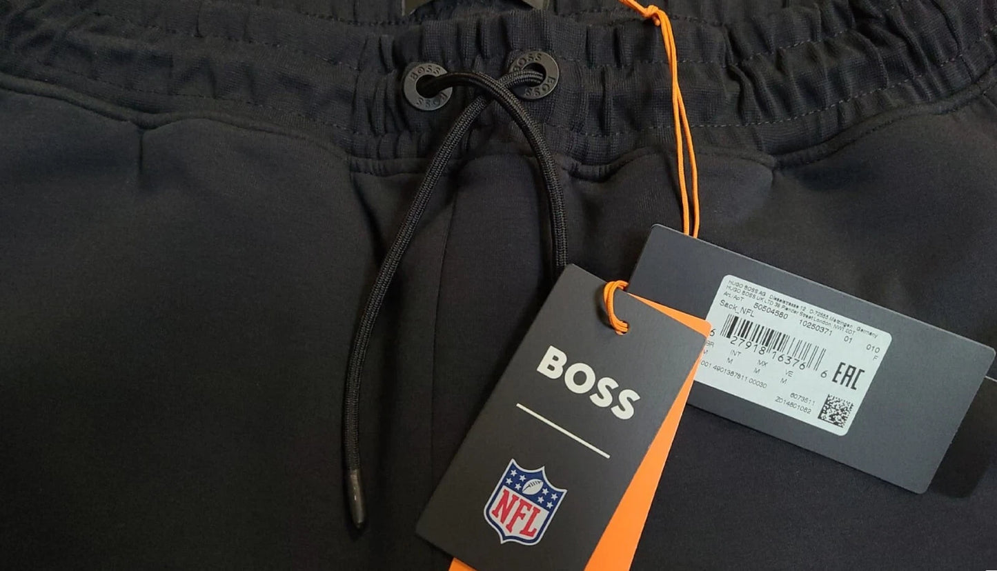 BOSS X NFL Chicago Bears Tracksuit Joggers Active Sweatpants in Black - Size M