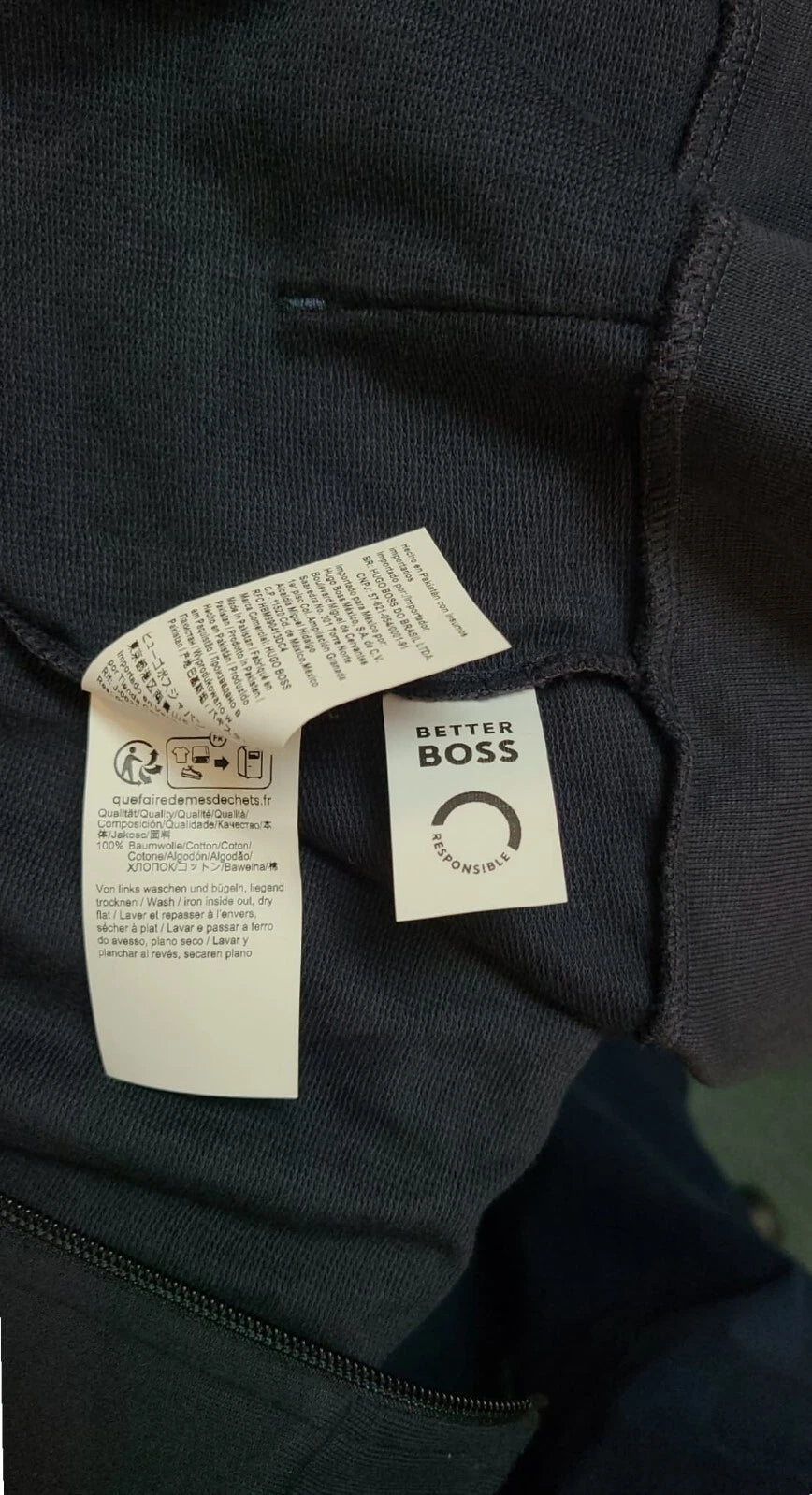 $348 - HUGO BOSS Stretch Twill Pants Regular Fit Signature Stripe - Size 4 / 26