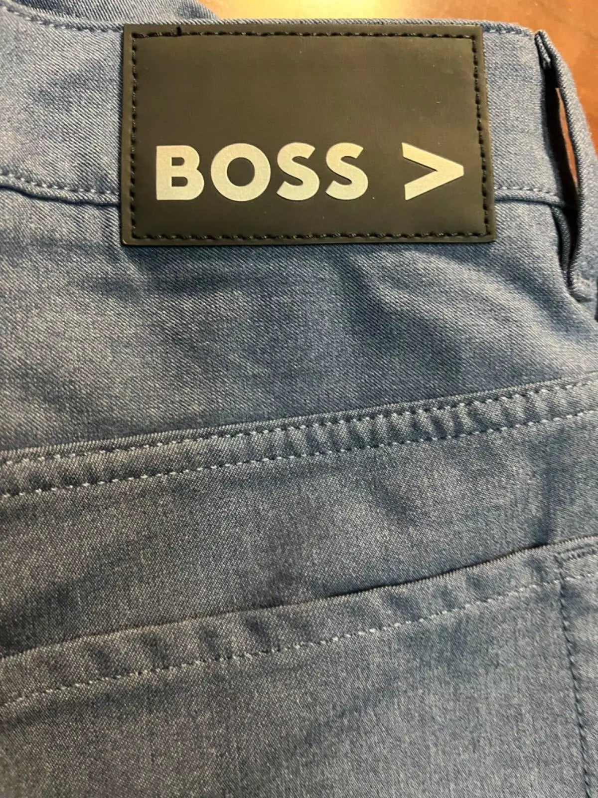 BOSS Delaware3 Performance Stretch Jeans Comfort Slim Fit Blue - Size 32 x 32