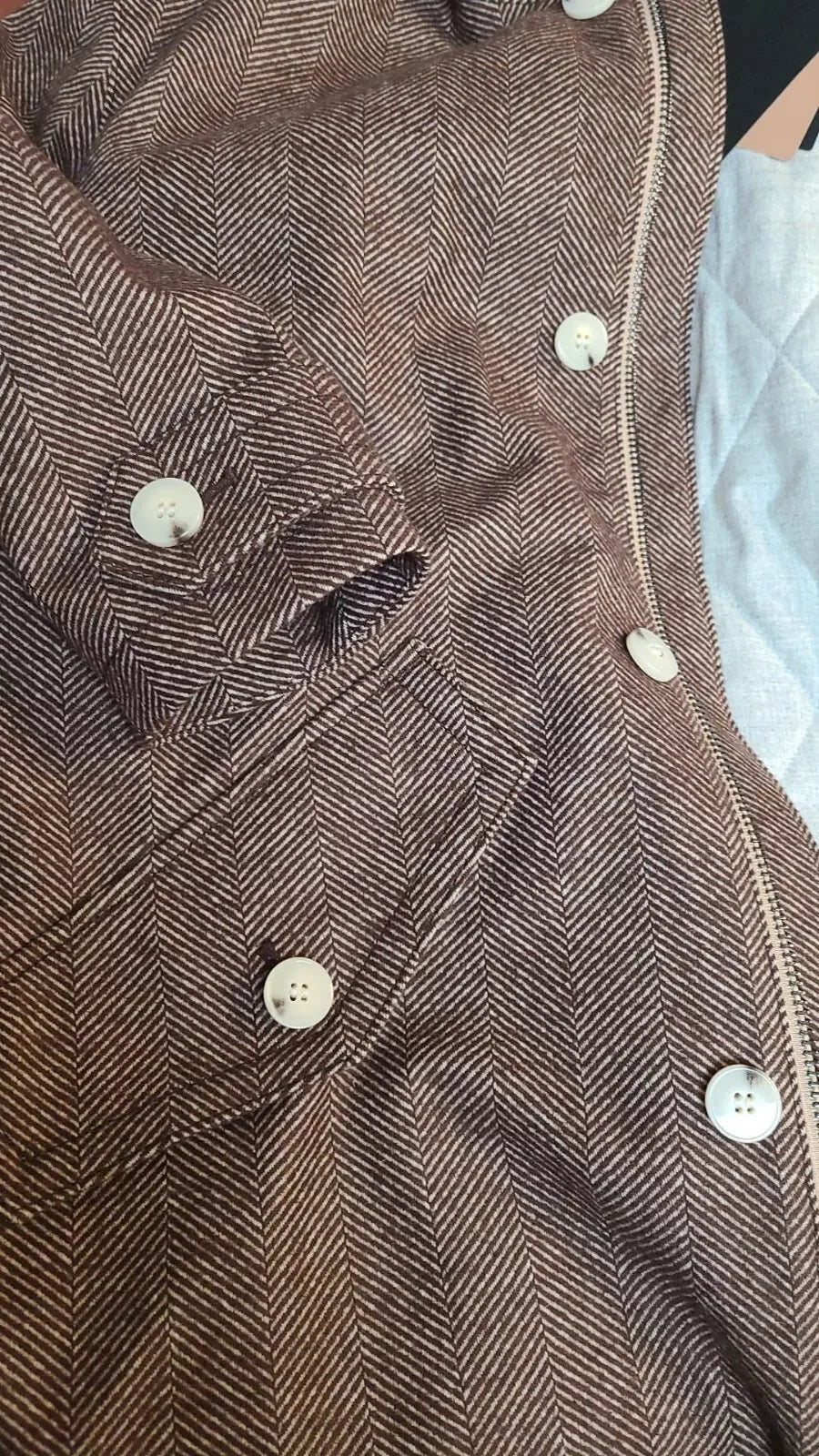 BOSS 2-in-1 Hooded Coat Parka Jacket Wool Blend with Removable Vest - Size 38R