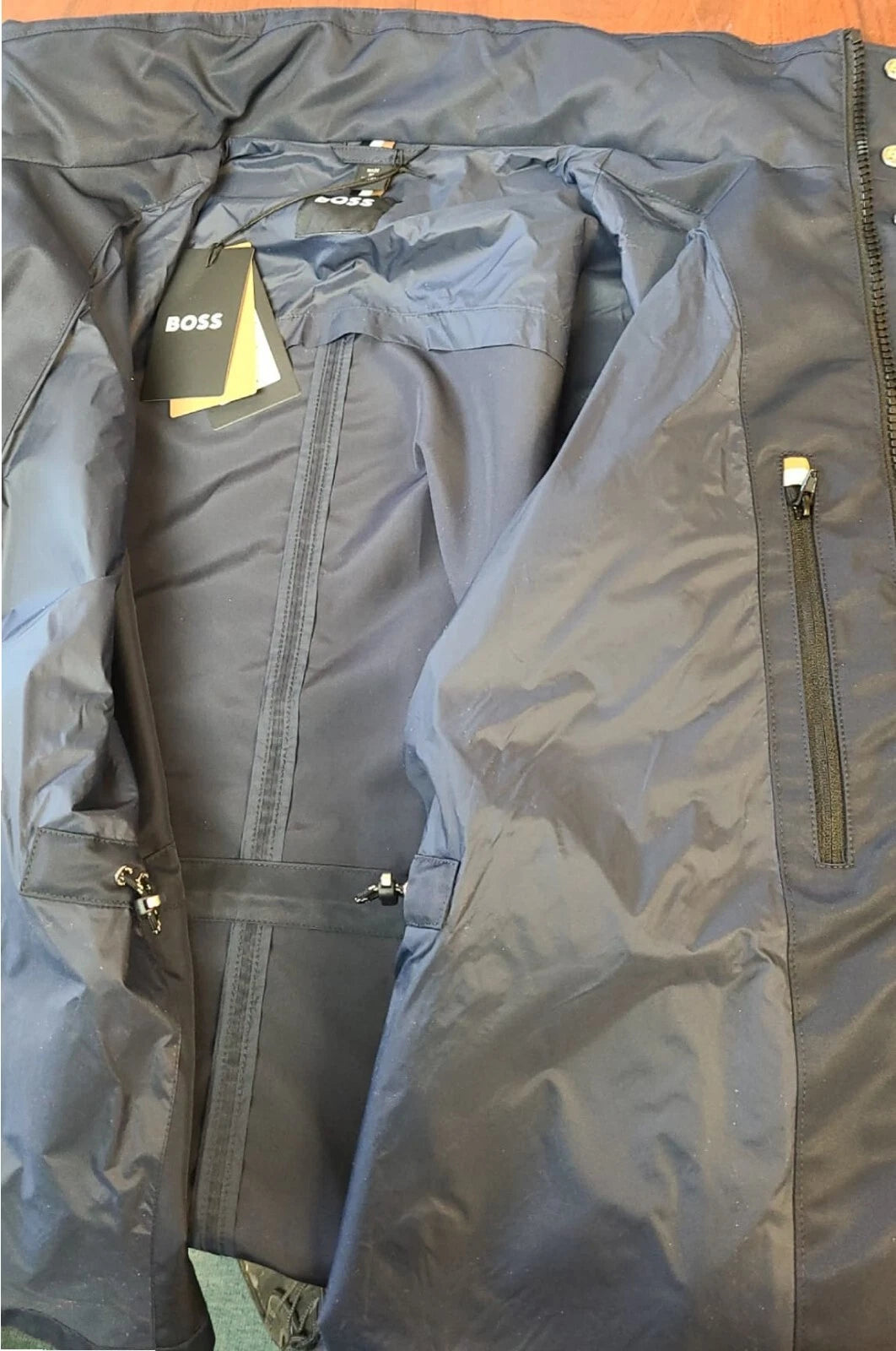 BOSS Contelda Field Utility Jacket Water Repellent Inner Hood Regular Fit - 38R