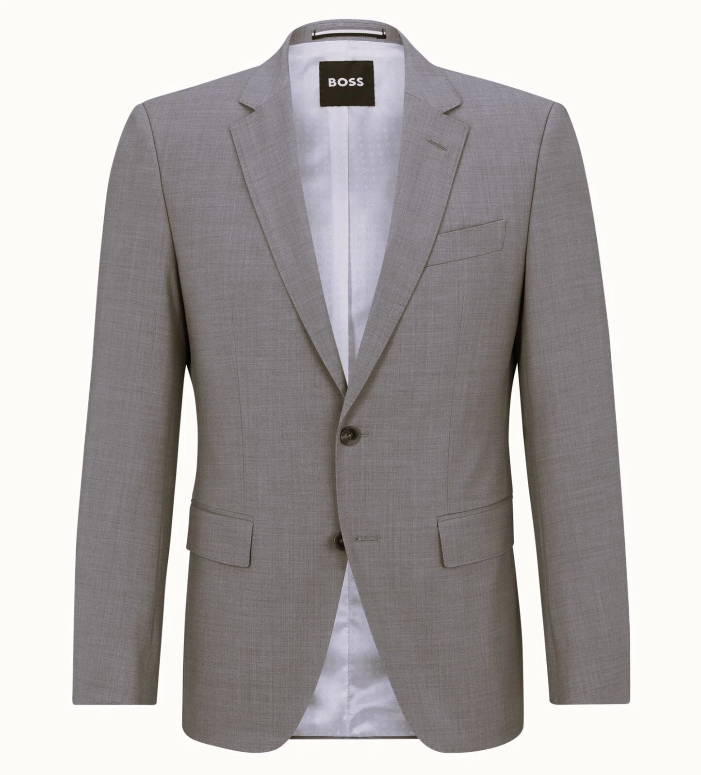 BOSS Suit Jacket in Stretch Italian Virgin Wool Fabric Slim Fit - Size 40R