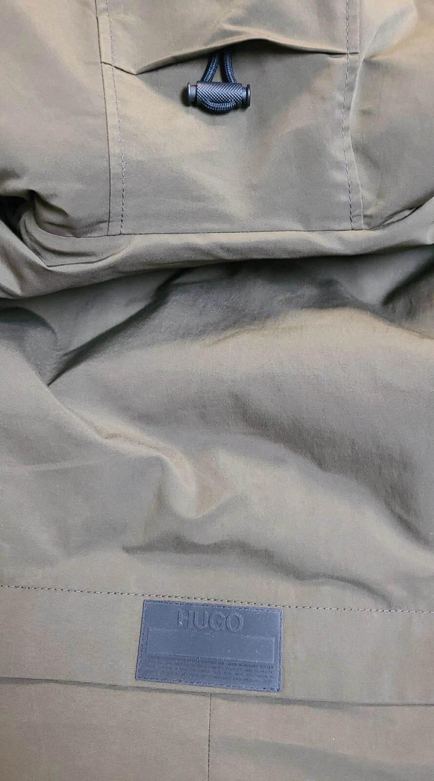 $545 HUGO BOSS Munk Transition Hooded Parka Jacket Relaxed Water Repellent - 36R