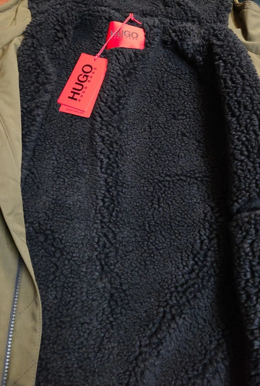 $545 HUGO BOSS Munk Transition Hooded Parka Jacket Relaxed Water Repellent - 36R