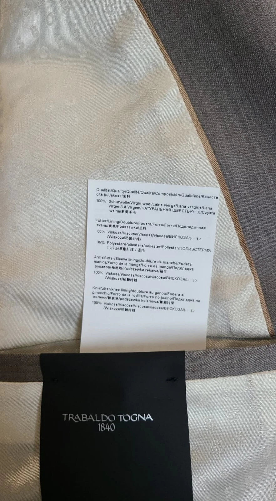 BOSS Suit Jacket in Stretch Italian Virgin Wool Fabric Slim Fit - Size 40R