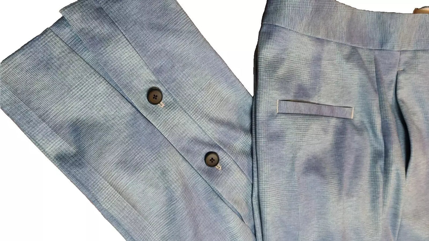 $1,395 - HUGO Modern Fit Double-Breasted Suit Performance Super Flex - M
