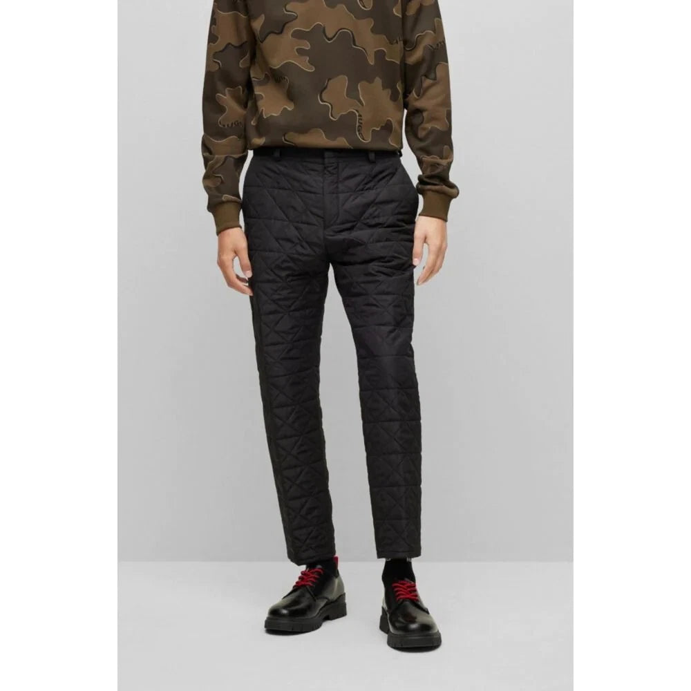 HUGO BOSS Regular Fit Pants Trousers Water Repellent Quilted Fabric  - Size 32R