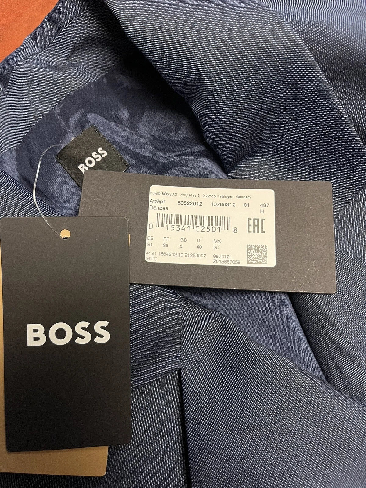 BOSS Delibea Sleeveless Button Front Dress in Virgin Wool - Size 4 / 26