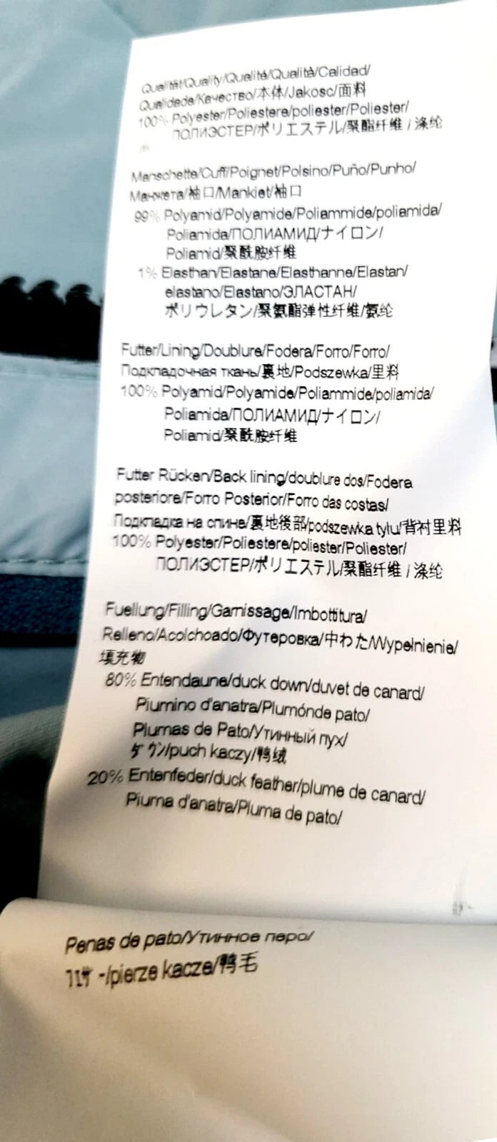 $895 - HUGO BOSS Real Down Puffer Iconic Jacket with Logo - Size 38R