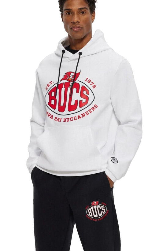 BOSS X NFL Sport Tampa Bay Buccaneers Hoodie Sweatshirt in Regular Fit - Size M
