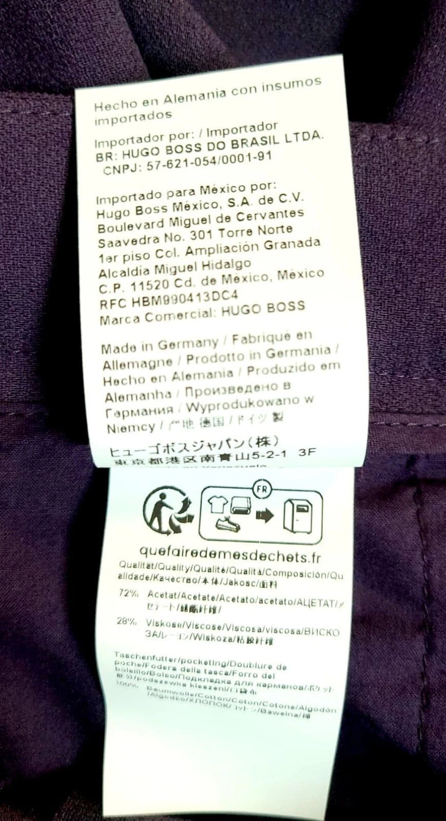 $298 - BOSS  Women Regular-Fit Dress Pants Flared Wide Legs - Size 4 - New w Tag