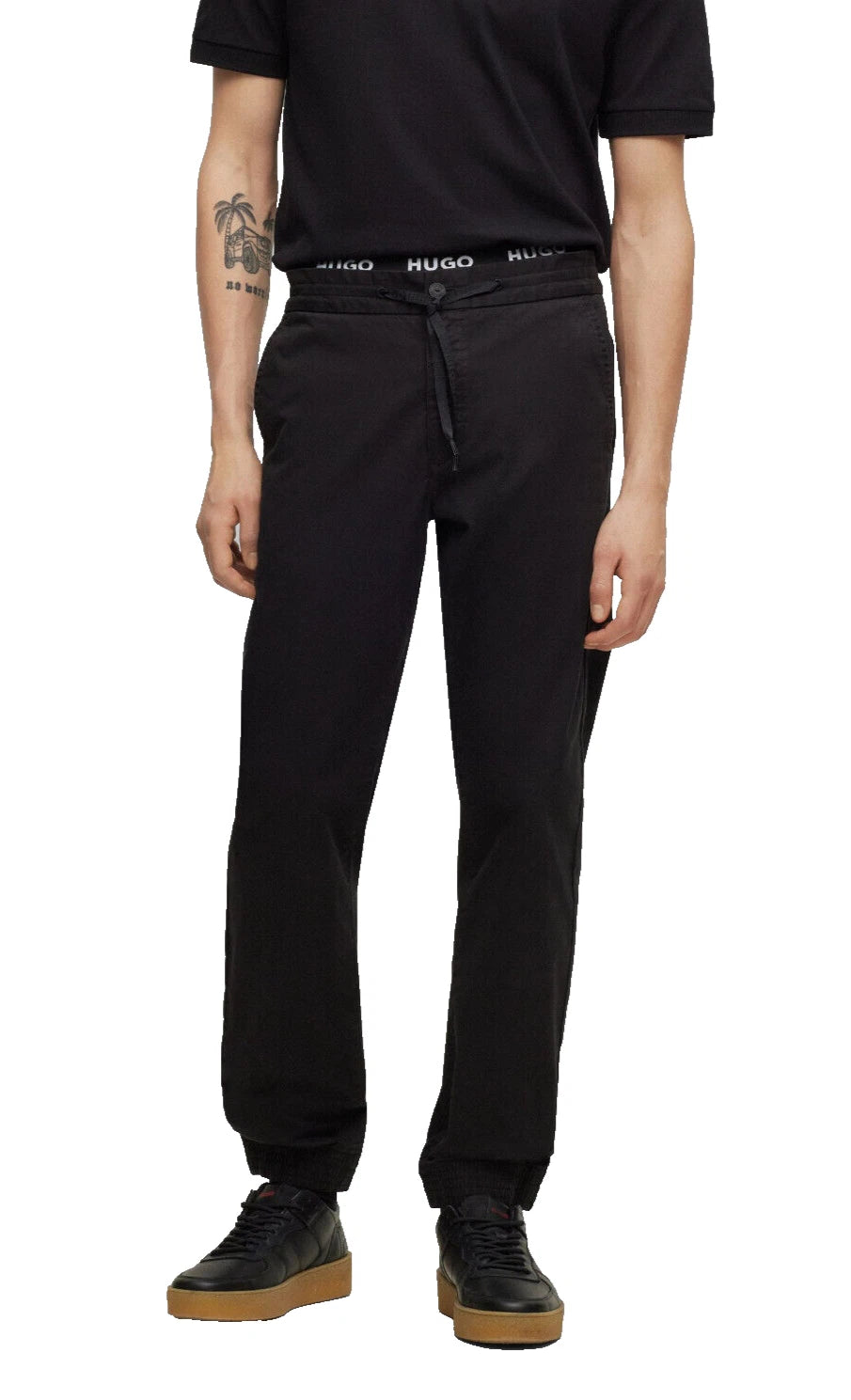 HUGO BOSS Slim Fit Pants Trousers in Cotton Stretch Gabardine - Size 32 x 32