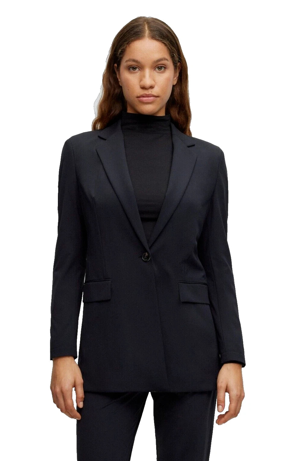 BOSS Performance Stretch Jacket Long Length Blazer Wrinkle Free - Size  4 / 26