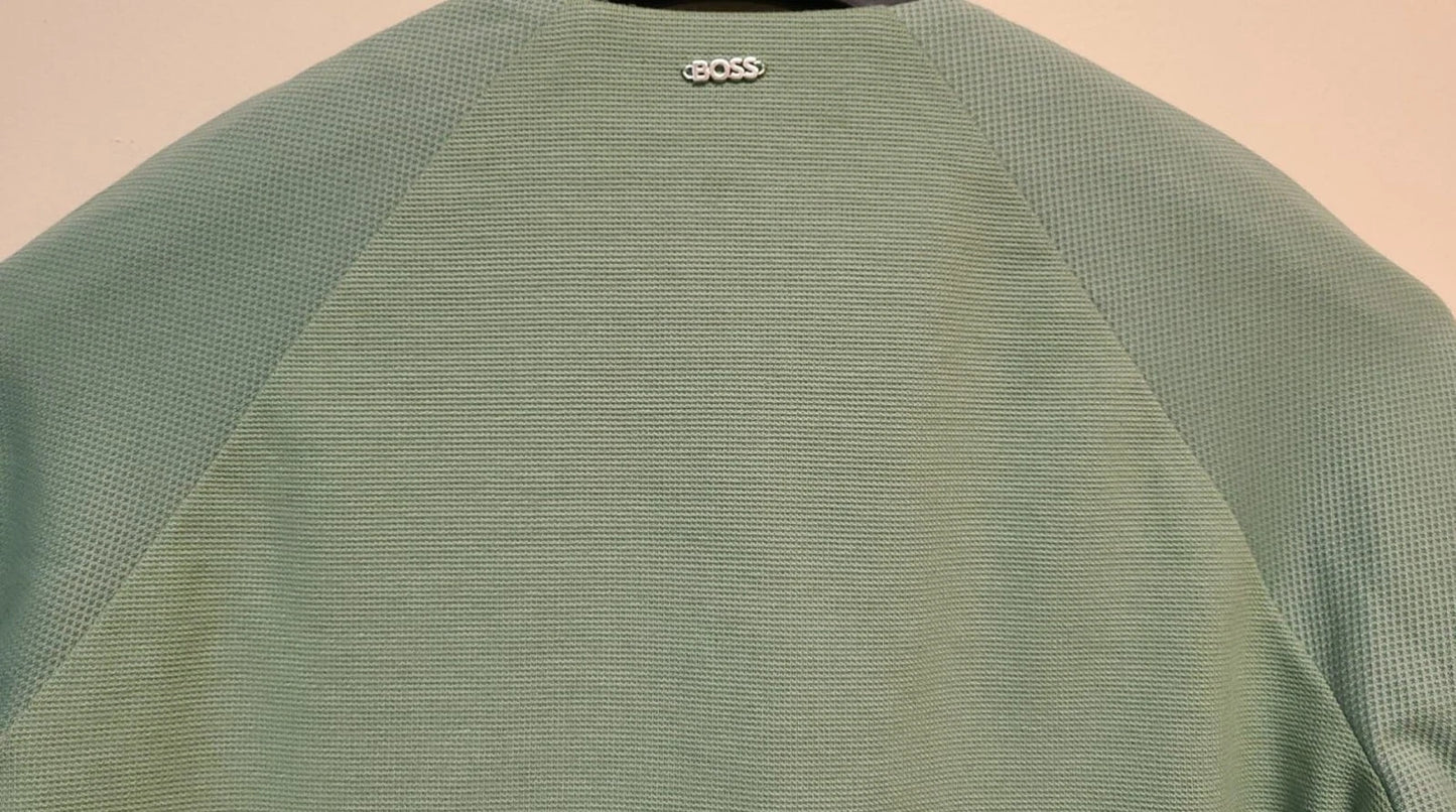 $495 - BOSS Women Short Blazer Collarless Zip Jacket Regular Fit- Size 4 - NWT