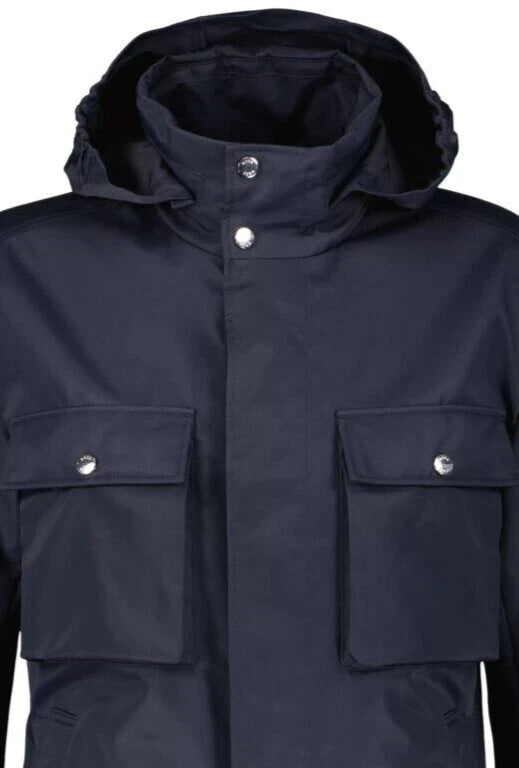 BOSS Contelda Field Utility Jacket Water Repellent Inner Hood Regular Fit - 38R