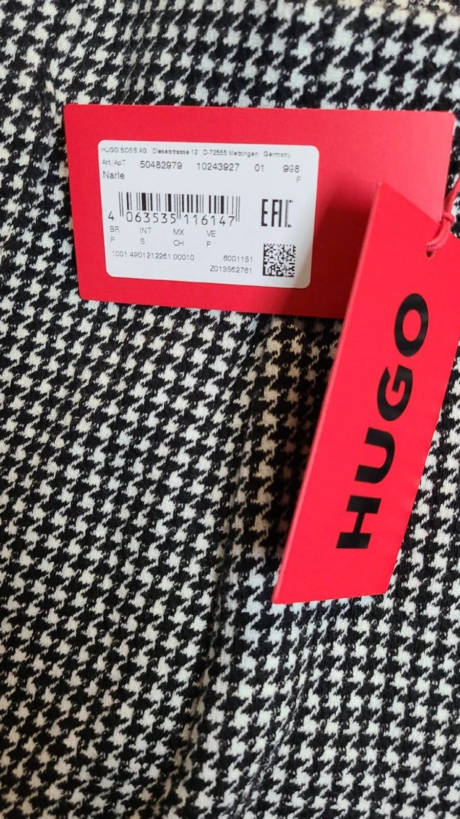 HUGO BOSS Narle Flared Legs Stretch Cotton Blend Jersey Pants - Size  S / CH