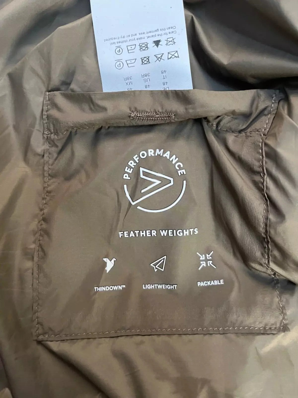 $595 -BOSS Performance Jacket Padded Overshirt Water Repellent Lightweight  -38R