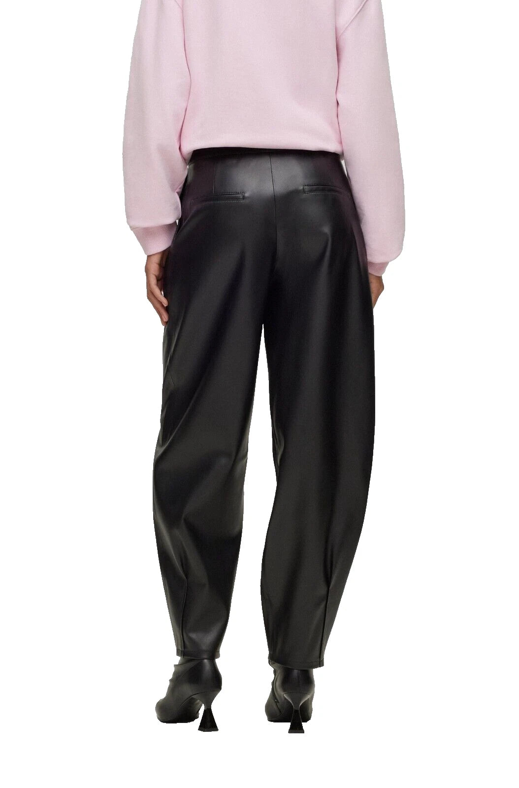 HUGO BOSS  Hesizila Baggy Fit Pants Trousers with Pockets in Black - Size 4 /26