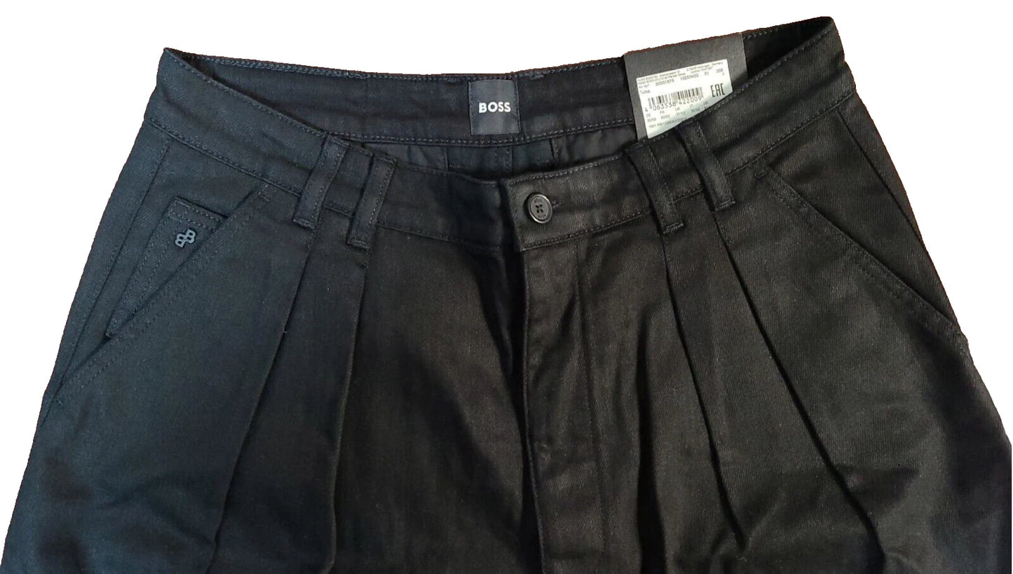 BOSS Tulsa Tapered Fit Wide-Leg Jeans Pants Comfort Stretch Denim - Size 33 x 32