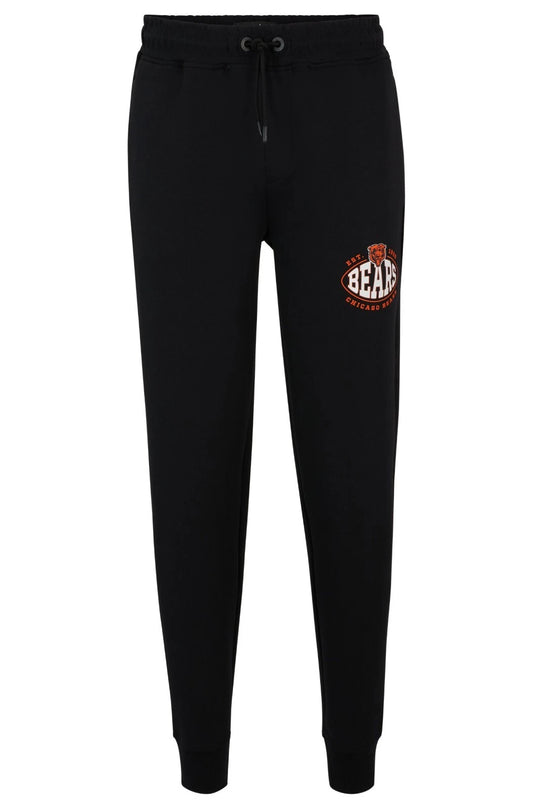 BOSS X NFL Chicago Bears Tracksuit Joggers Active Sweatpants in Black - Size M