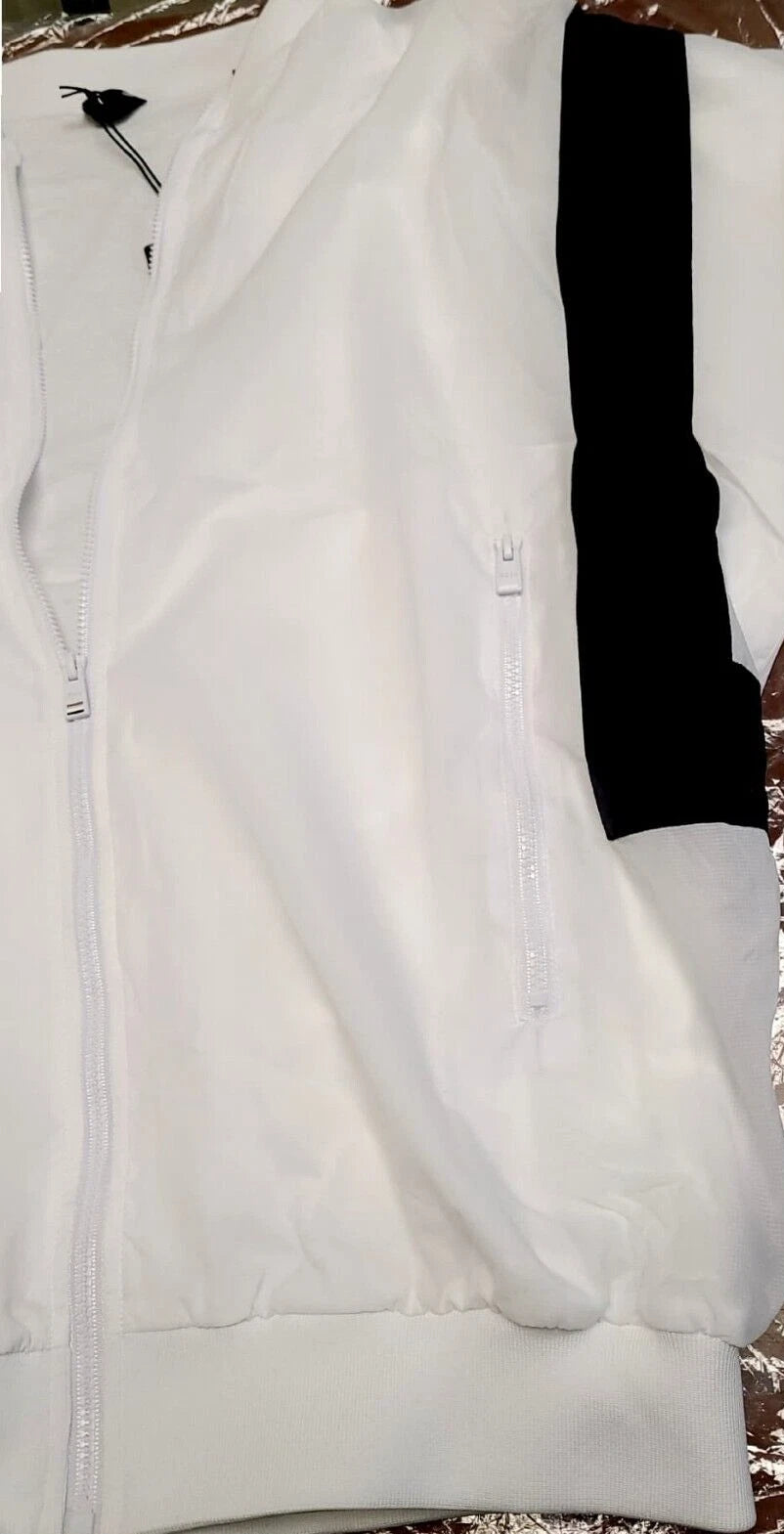 BOSS Bomber Style Zip-Up Jacket with Side Pockets in Color Blocked - Size M