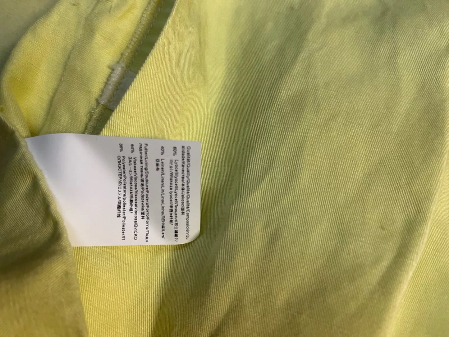 BOSS Women Relaxed Fit Jacket with Shorts in Linen Blend Blazer - Size 4/ 26