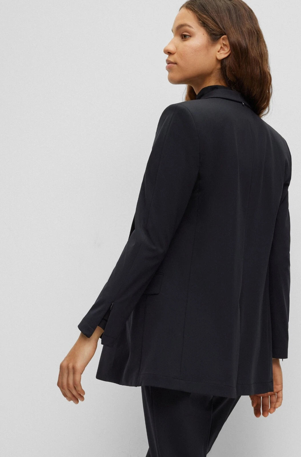 BOSS Performance Stretch Jacket Long Length Blazer Wrinkle Free - Size  4 / 26