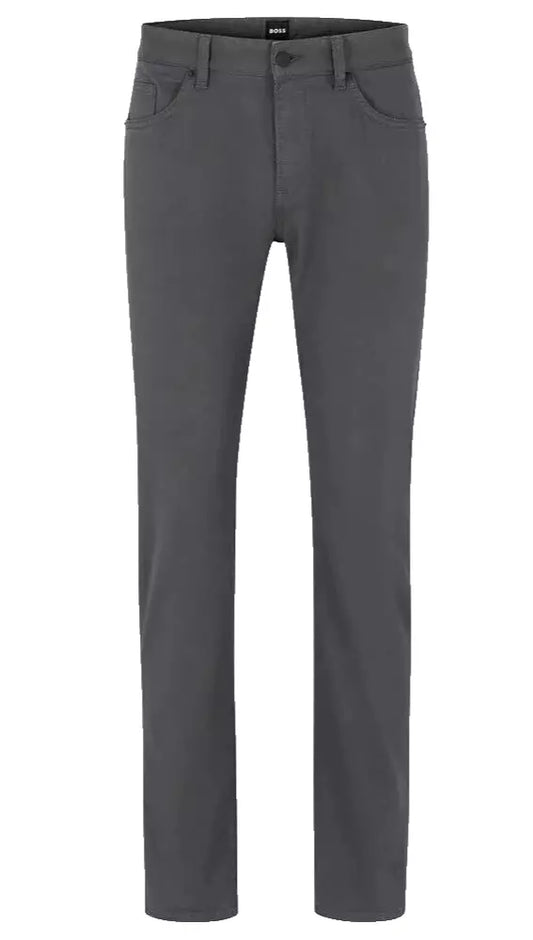 BOSS Delaware3 Performance Stretch Jeans Comfort Slim Fit Gray - Size 32 x 32