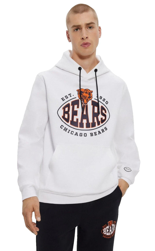 BOSS X NFL Chicago Bears Hoodie Sweatshirt Stretch Fabric - Regular Fit - Size M