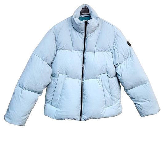 $895 - HUGO BOSS Real Down Puffer Iconic Jacket with Logo - Size 38R