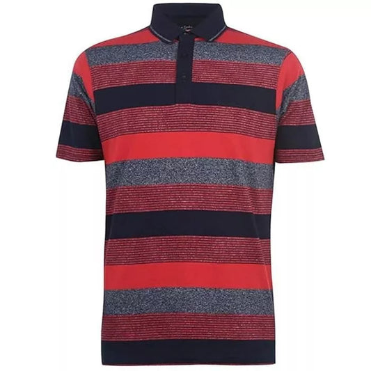 Pierre Cardin Polo Shirt Signature Logo Multicolor Stripes Regular Fit -Size 2XL