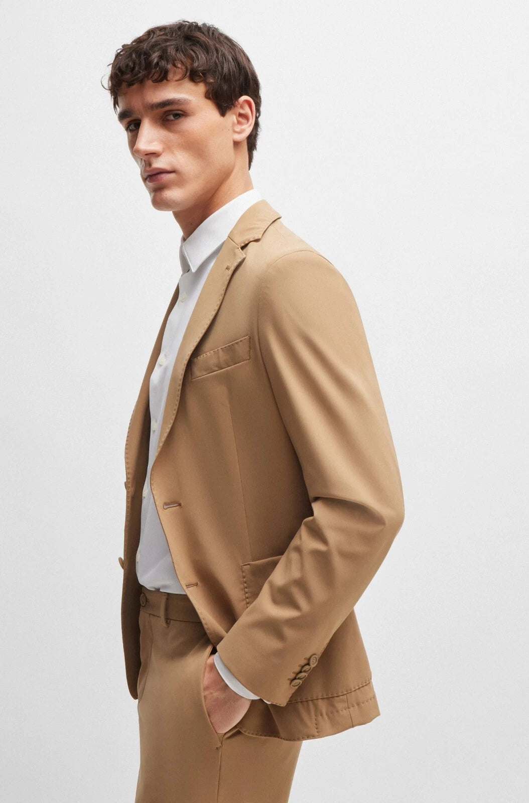 $595 - BOSS Hanry Performance Blazer Jacket in Stretch Tech Wool Slim Fit - 38R