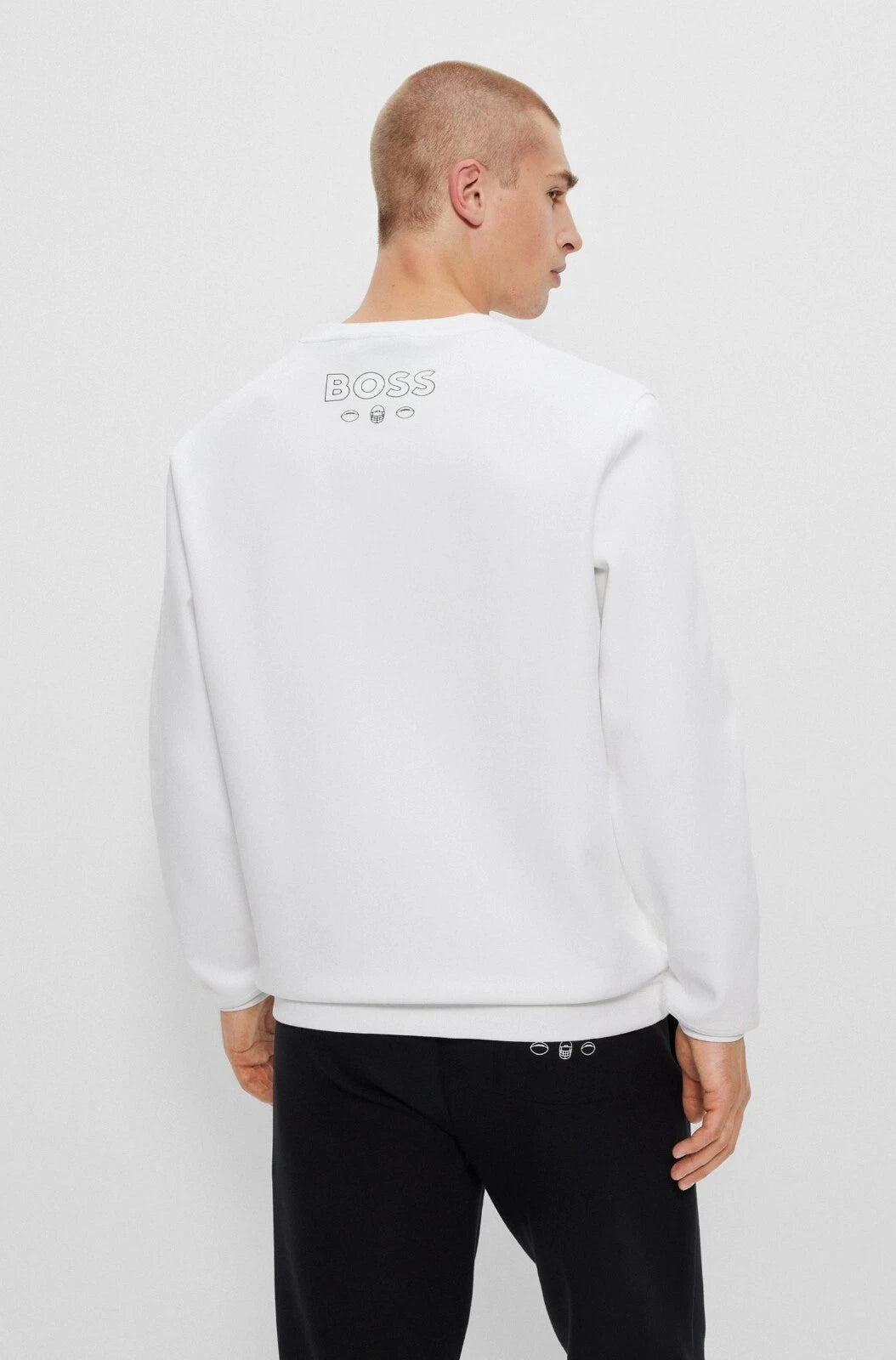BOSS X NFL Sport Las Vegas Raiders Crewneck Sweatshirt in Regular Fit - Size M