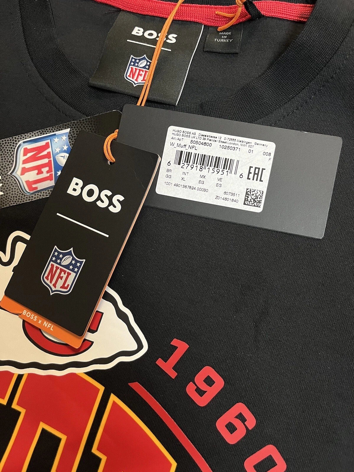 BOSS X NFL Sport Kansas City Chiefs Crewneck Sweatshirt Regular Fit - Size XL