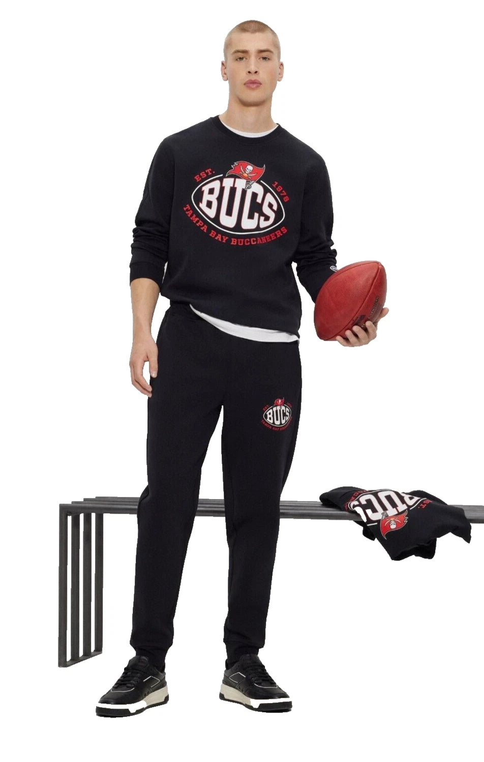 BOSS X NFL Tampa Bay Buccaneers Active Sweatpants Tracksuit Joggers - Size M