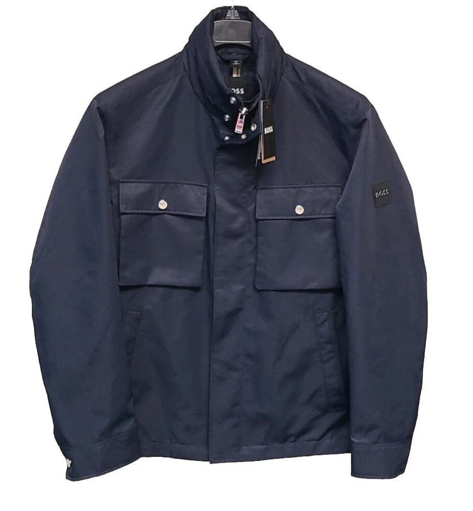BOSS Contelda Field Utility Jacket Water Repellent Inner Hood Regular Fit - 38R