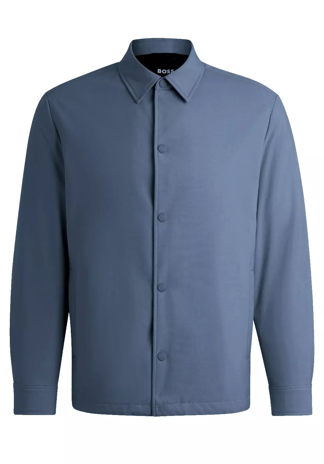 $595 - BOSS Performance Stretch Jacket in Wool Blend Relaxed Fit Blue - 38R