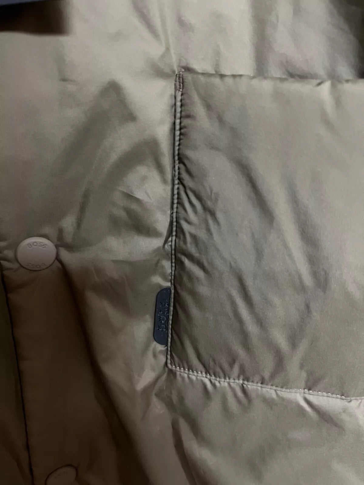 $595 -BOSS Performance Jacket Padded Overshirt Water Repellent Lightweight  -38R