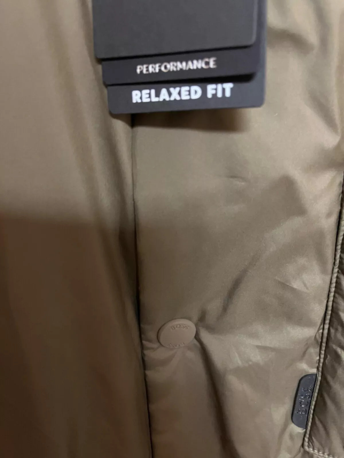 $595 -BOSS Performance Jacket Padded Overshirt Water Repellent Lightweight  -38R