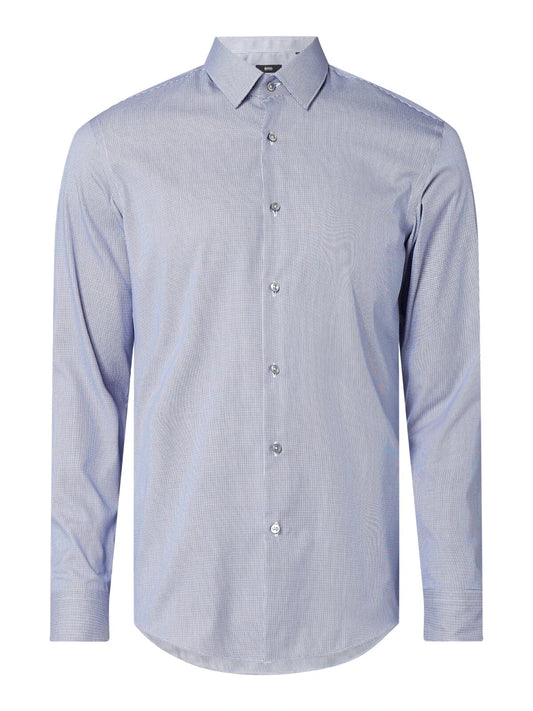 HUGO BOSS Isko Cotton Dress Shirt Travel Line Collection Slim - Size 15.5 / 39