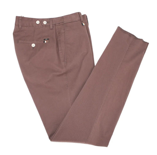 BOSS Genius Slim Fit Chinos Pants in Stretch Cotton - Size 34
