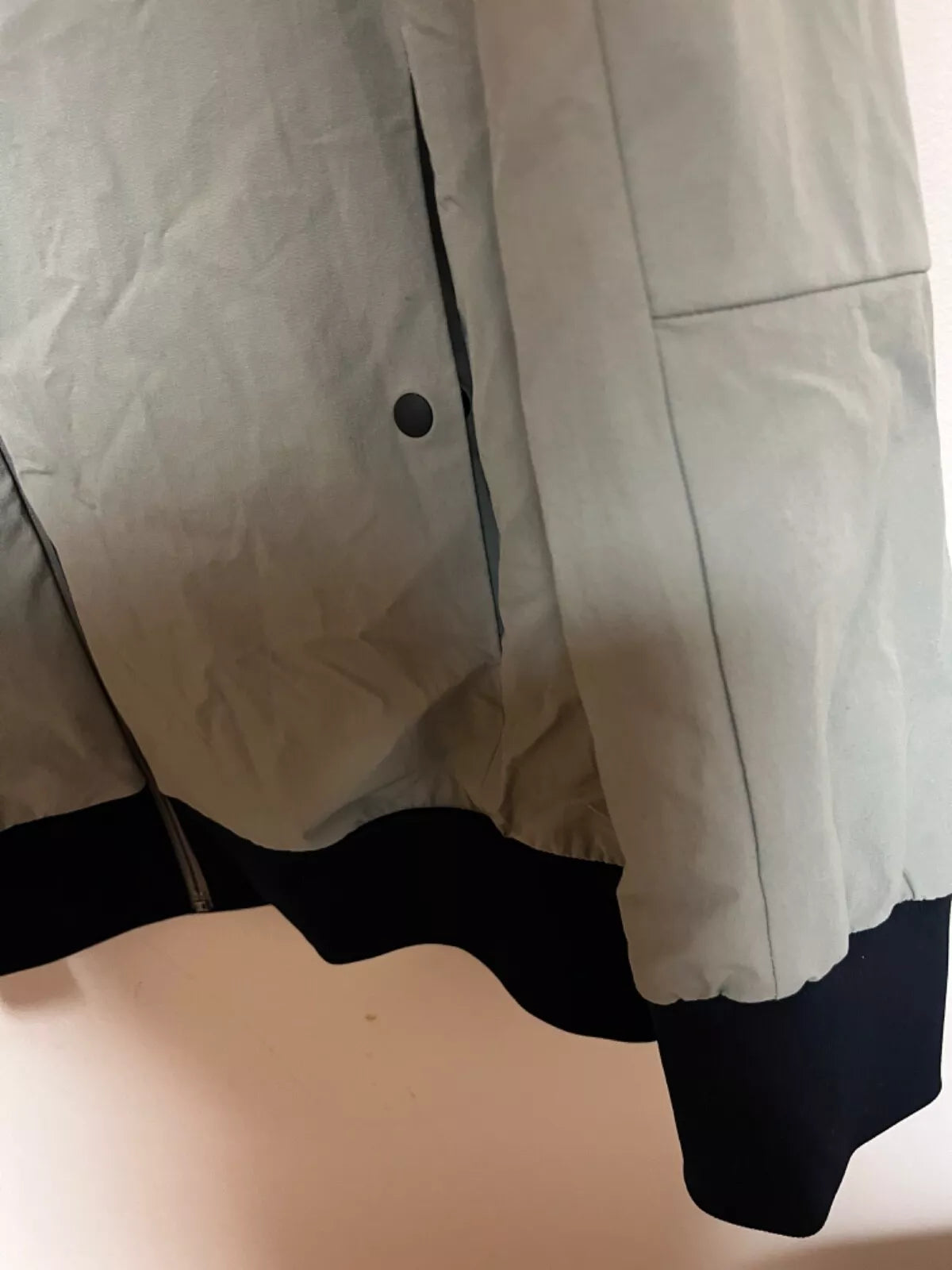 BOSS Tracksuit Jacket with Rubber Logo Lightweight Beige Relaxed Fit - Size M