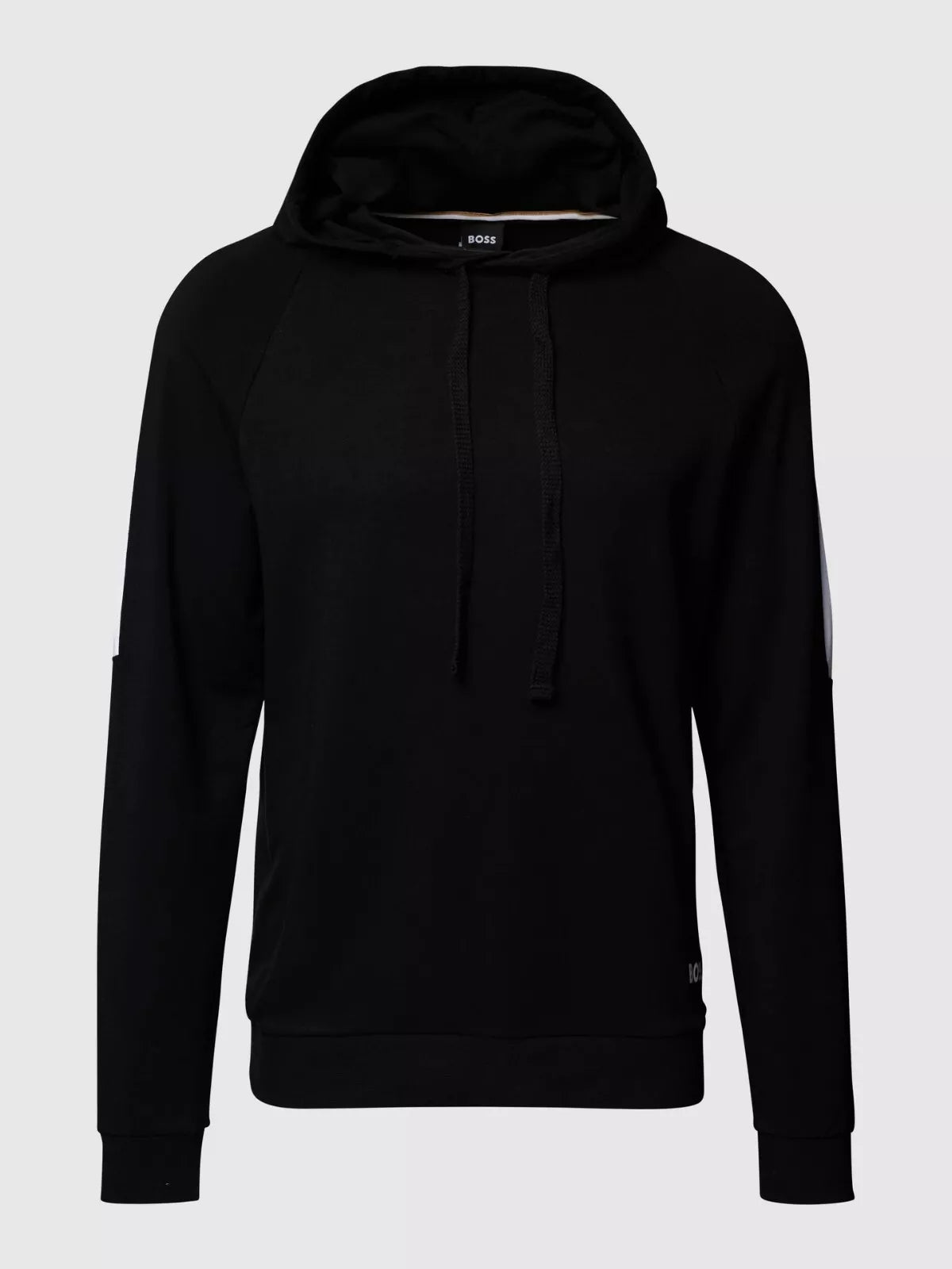 BOSS Black Hooded Sweatshirt Stretch Color-Blocked Contrast Logo Regular Fit - M